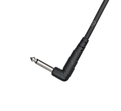 Preview: Guitar audio jack with black cable