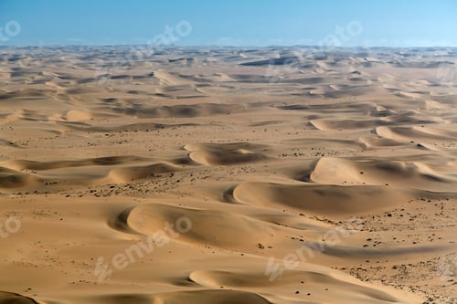Preview: Aerial view of sand dunes, Namib Desert, Namibia