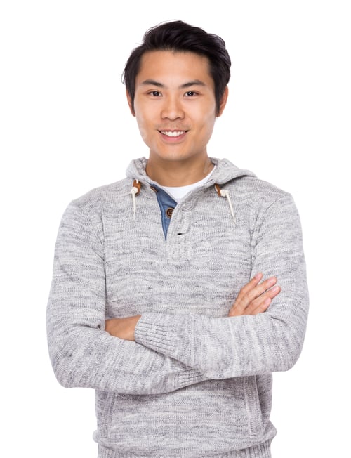 Preview: Asian man smile portrait