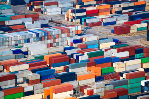 Preview: a lot of shipping containers