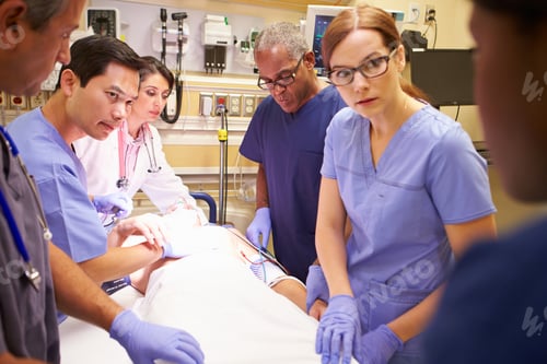 Preview: Medical Team Working On Patient In Emergency Room