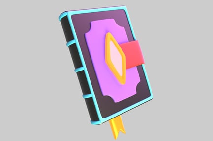 Preview: Book with a distinctive design.