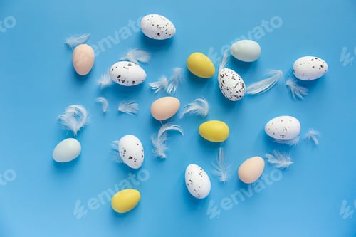 Preview: Easter background top view