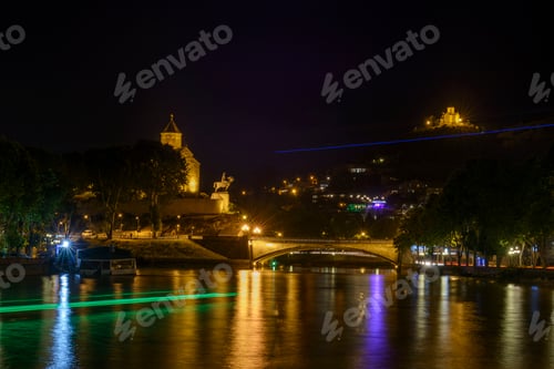 Preview: Beautiful panoramic view of Tbilisi