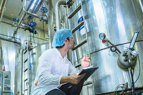 Preview: Professional conducting quality checks in a manufacturing.