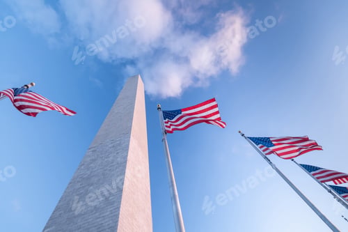 Preview: Washington monument in Washington DC, United States of America, USA