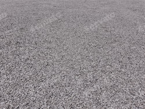 Grey Gravel Surface Texture for Construction or Landscaping