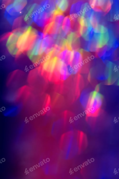 Preview: Holographic rainbow background vertical