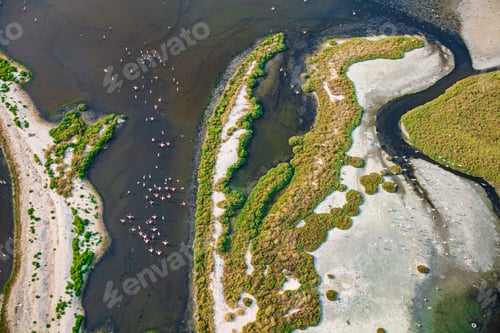 Preview: Magnificent visual of İzmir Karşıyaka wetland with drone Türkiye