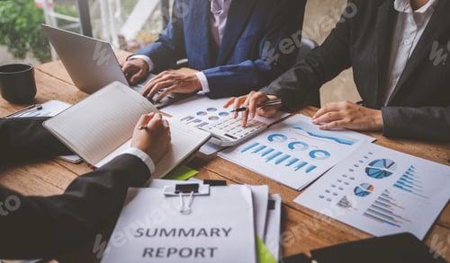 Preview: A business team consultant describes a marketing plan to set business strategies for business owners