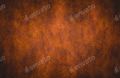 Preview: Dark Orange and Brown Grunge Textured Background