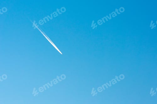 Preview: Aircraft flying in the blue sky
