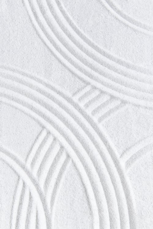 Preview: White sand surface texture background zen and peace concept