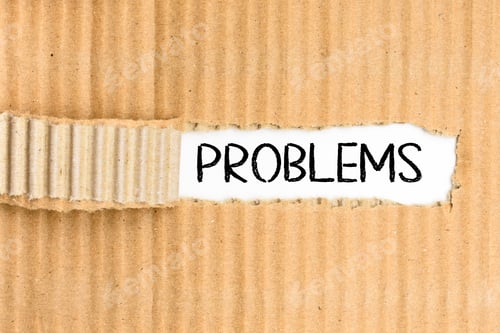Preview: Problems, slogan for finding solutions during a meeting, word written