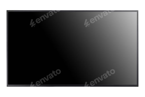 Preview: Computer monitor isolated on white