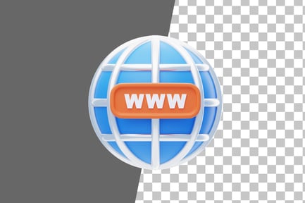 Preview: WWW 3D Icon