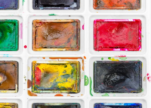 Preview: Set of watercolor paints