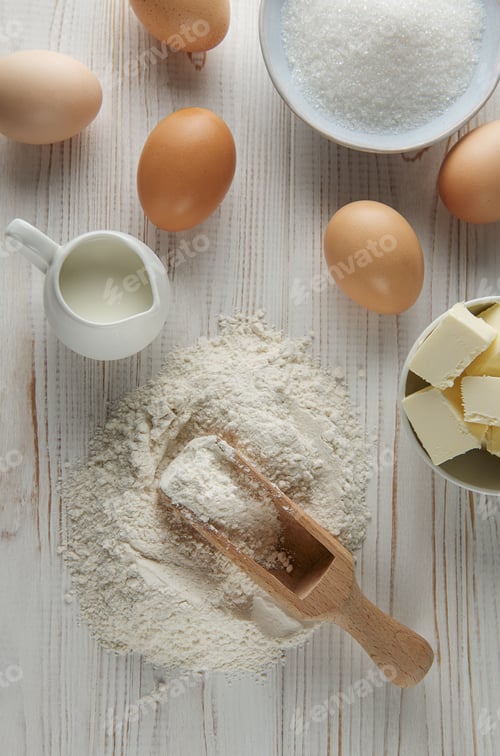 Preview: Preparing dough for baking