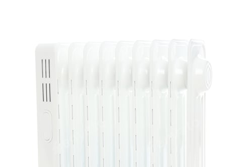 Preview: Modern electric heater isolated on white background