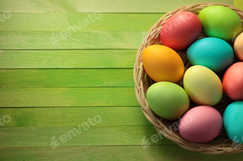 Preview: preparation, easter eggs, coloured, colours