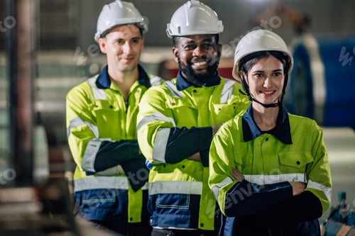 Preview: Diverse Team of Metal Sheet Experts Display Confidence in Industrial Setting