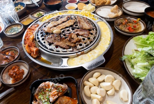 Preview: Korean Style Grill With Side Dishes