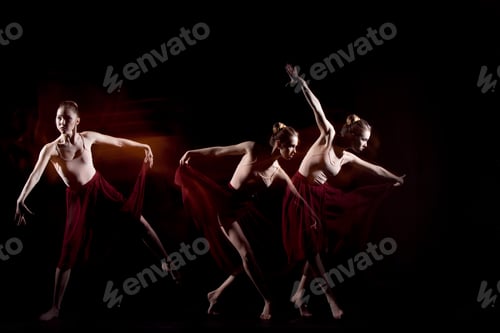 Preview: The sensual and emotional dance of beautiful ballerina