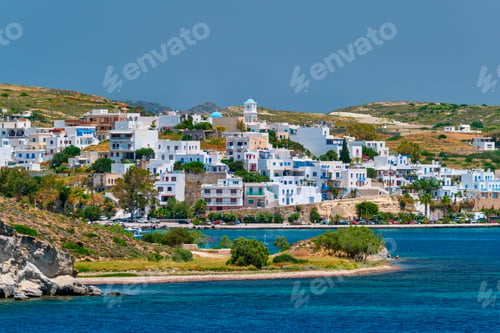 Preview: Adamantas Adamas harbor town of Milos island, Greece