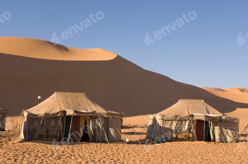 Preview: Tented camp, Erg Awbari, Sahara desert, Fezzan, Libya