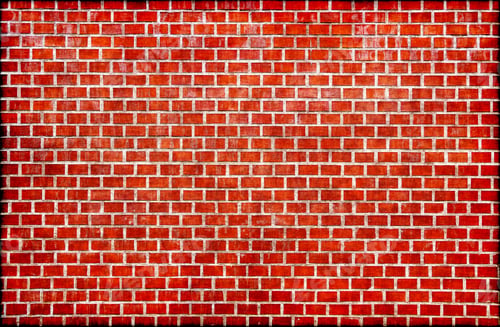 Preview: Red brick wall grunge texture