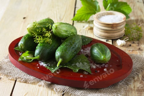 Preview: Homemade raw vegetables for canneds.