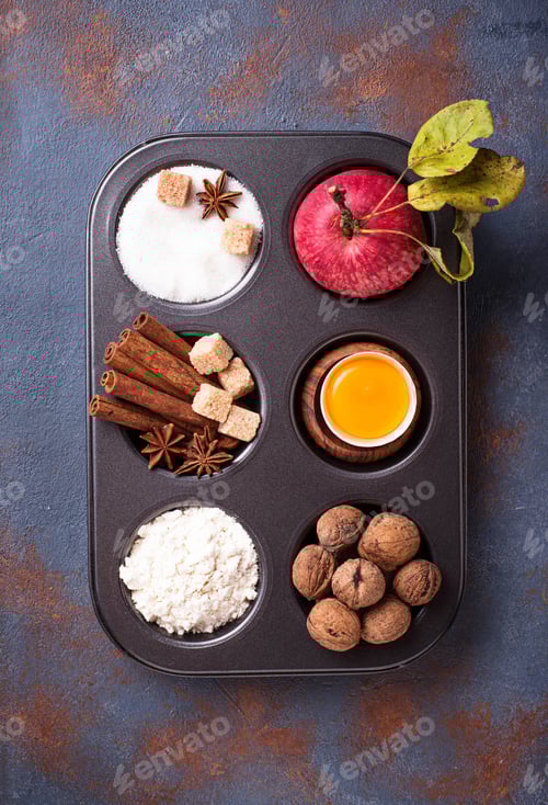 Preview: Ingredients for cooking apple pie