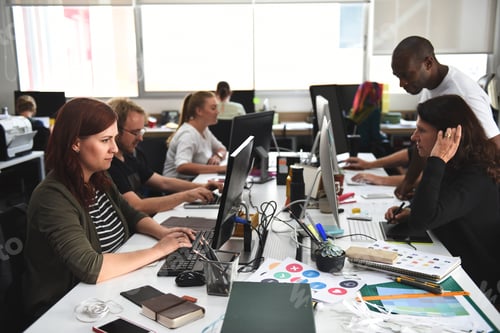 Preview: Startup Business People Working on Laptop