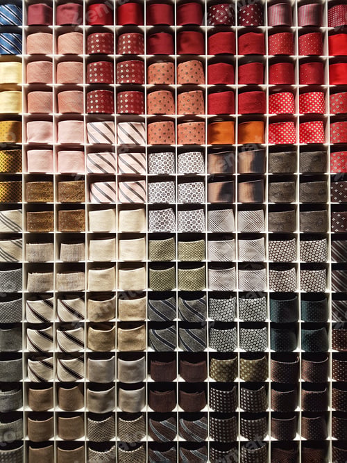 Preview: Mens ties in all colors of the rainbow