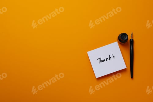 Preview: Words of gratitude, gratitude concept, word Thanks
