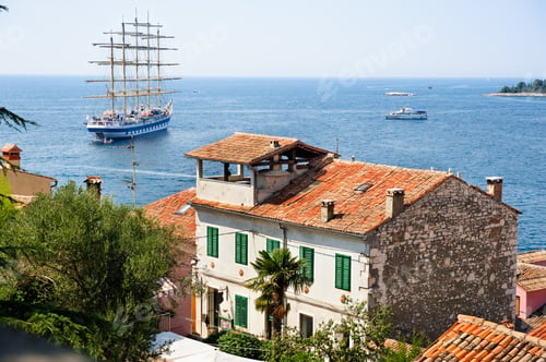 Preview: View from Rovinj, Croatia to sea