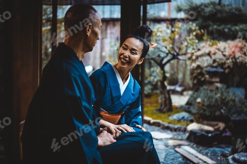 Preview: Senior couple lifestyle moments in a traditional japanese house