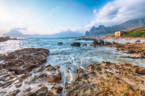 Preview: Outstanding seascape of Isolidda Beach near San Vito cape.