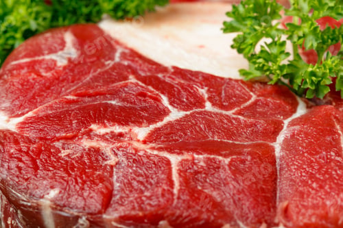 Preview: Close up of fresh uncooked rib eye steak