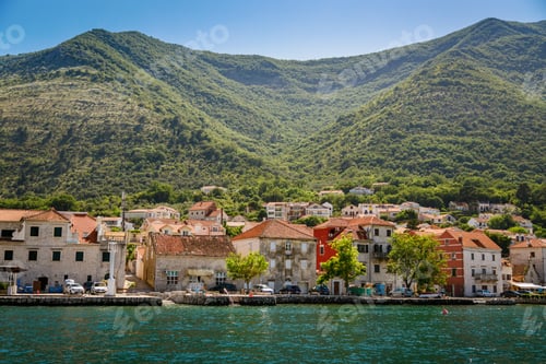 Preview: Old stone houses on the shore of Boka Kotor bay