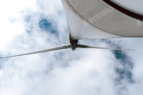 Preview: Wind turbine against sky