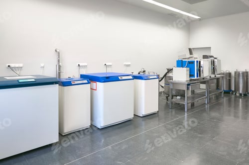 Preview: Hospital cryo fridges freezer area. Transplant treatment health care