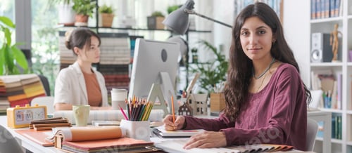 Preview: Professional designer working in the office
