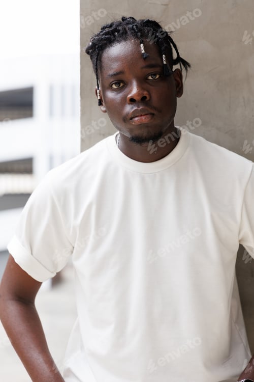 Preview: African American man with unique hair