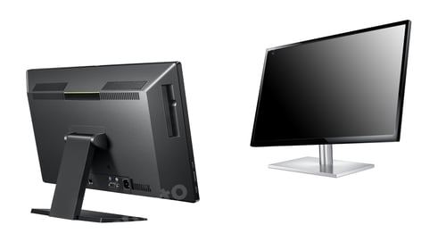Preview: monitors isolated on white