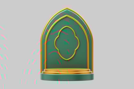 Preview: Eid mubarak podium stand display