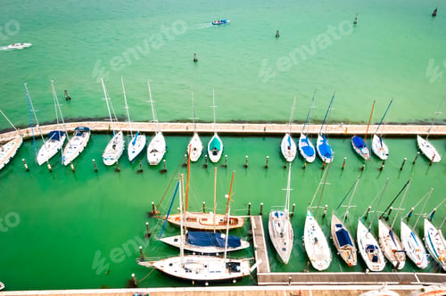 Preview: Sea bay with yachts
