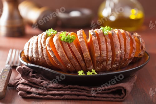 Preview: Baked hasselback potato