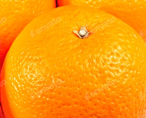 Preview: Ripe orange close-up background