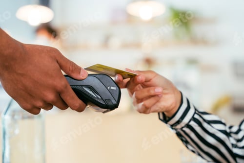 Preview: Barista working in a bar cafeteria